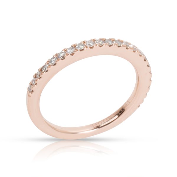 101756 pv Vera Wang Love Collection Diamond Wedding Band in 14K Rose Gold 025 CTW