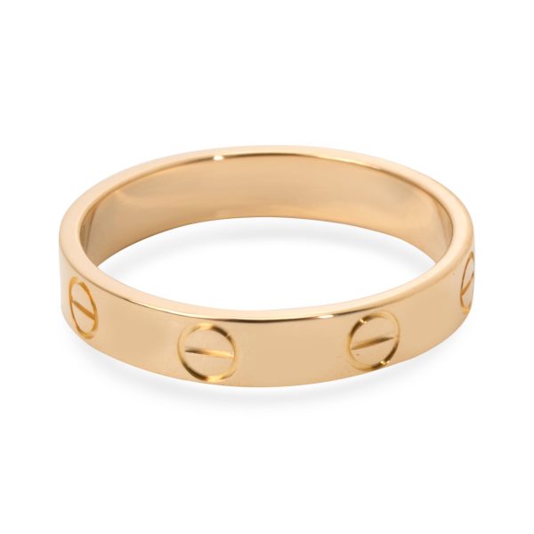 Band Yellow Gold Cartier Love Wedding Band in 18K Yellow Gold Size 53