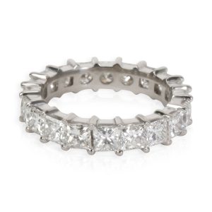 Gemma by WP Diamonds Princess Cut Diamond Eternity Band in Platinum F G VS 360 CTW