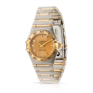 Omega Constellation 12621000 Womens Watch in 18kt Stainless SteelYellow Gold Louis Vuitton Duomo Damier Bag Brown