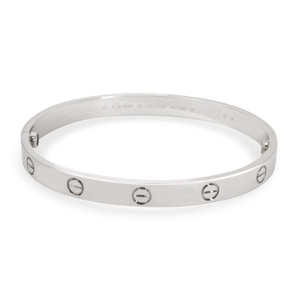 Cartier LOVE Bracelet in 18K White Gold Size 18 Cartier LOVE Bracelet in 18K White Gold Size 18