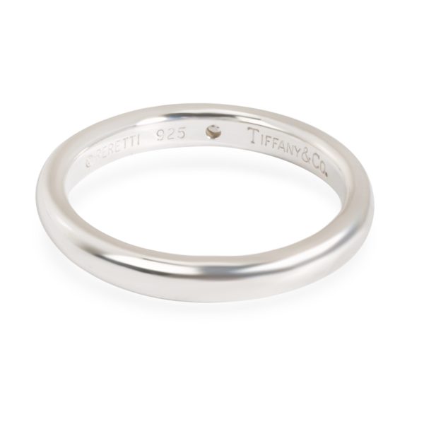 Tiffany Co Elsa Peretti Stackable Diamond Band in Sterling Silver 002 CTW Tiffany Co Elsa Peretti Stackable Diamond Band in Sterling Silver 002 CTW