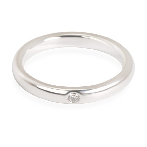 Tiffany Co Tiffany Co Elsa Peretti Stackable Diamond Band in Sterling Silver 002 CTW