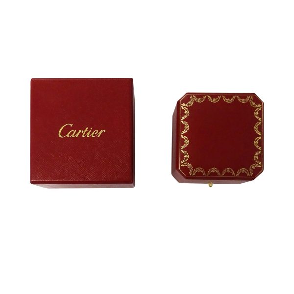 102025 box Cartier Trinity Large Model Ring in 18K Yellow White Rose Gold Size 49