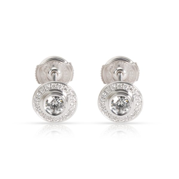 Cartier DAmour Diamond Stud Earring in 18K White Gold 056 CTW Cartier DAmour Diamond Stud Earring in 18K White Gold 056 CTW