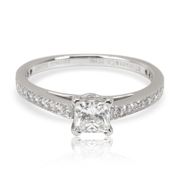 Tiffany Co Grace Diamond Engagement Ring in Platinum G VS1 044 CTW Tiffany Co Grace Diamond Engagement Ring in Platinum G VS1 044 CTW