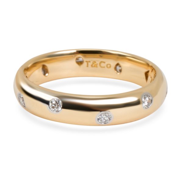 Tiffany Co Etoile Diamond Ring in 18K Yellow Gold 033 CTW Tiffany Co Etoile Diamond Ring in 18K Yellow Gold 033 CTW