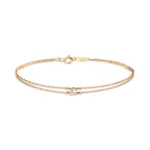 Tiffany Co Diamond Solitaire Bracelet in 18K Rose Gold 018 CTW Louis Vuitton Tresor Wallet Monogram