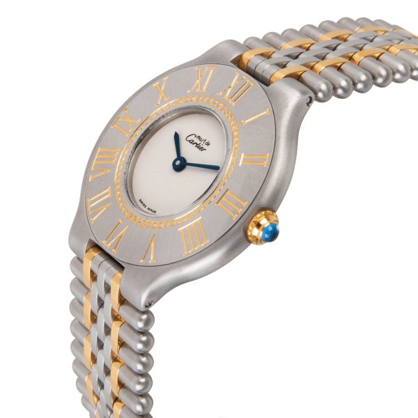 102316 lv 9dd8f811 5357 445a a683 68a54562407f Cartier 21 9010 Womens Watch in Stainless SteelGold Plate