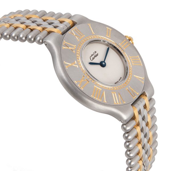 102316 rv 3c58f00c 4dcf 4398 a05b d95a4bef54bd Cartier 21 9010 Womens Watch in Stainless SteelGold Plate