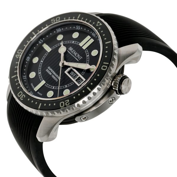 102323 lv c028389e f309 4a7e b646 8ef70b1f8301 Bremont Supermarine S500BK Mens Watch in Stainless Steel