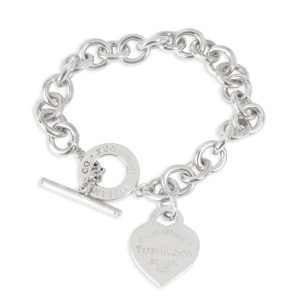 Tiffany Co Return to Tiffany Heart Toggle Bracelet in Sterling Silver Cart