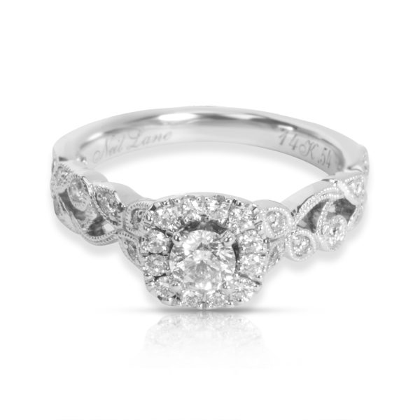 Neil Lane Neil Lane Vine Diamond Engagement Ring in 14K White Gold 054 CTW