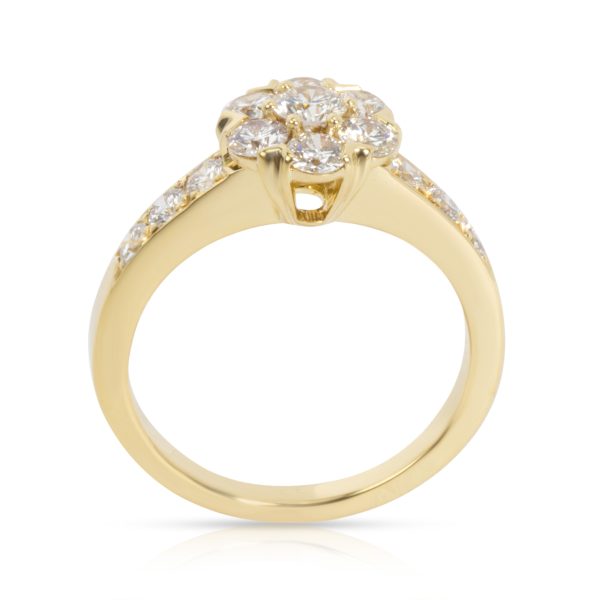 102407 pv 8352f9b6 2825 496c a734 fd35a4fed054 Van Cleef Arpels Fleurette Diamond Ring in 18K Yellow Gold 074 CTW