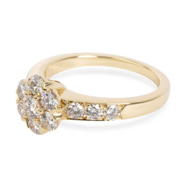 102407 sv a316981e 68e7 4df5 bcb4 b0c3137e8edf Van Cleef Arpels Fleurette Diamond Ring in 18K Yellow Gold 074 CTW