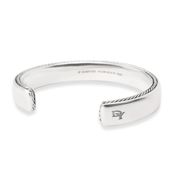 102559 bv David Yurman Streamline Mens Cable Cuff in Sterling Silver