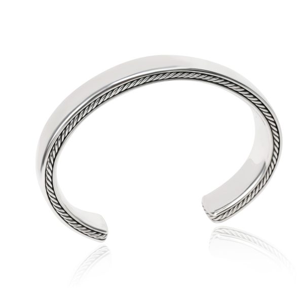 102559 pv David Yurman Streamline Mens Cable Cuff in Sterling Silver