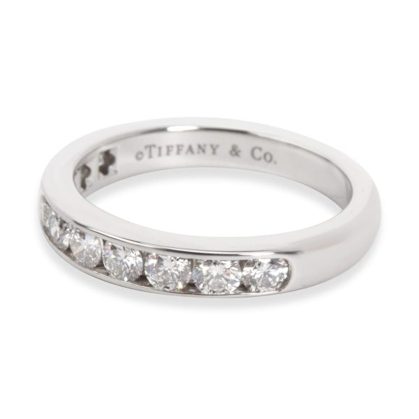 Wedding Band Platinum Tiffany Co Channel Set Diamond Wedding Band in Platinum 081 CTW