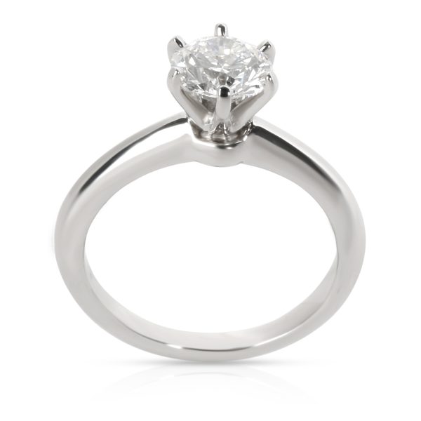 Tiffany Co Tiffany Co Diamond Solitaire Engagement Ring in Platinum G VS1 096 CTW