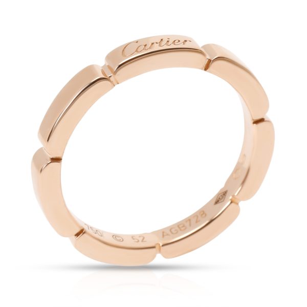 Cartier Cartier Maillon Panthere Wedding Band in 18K Rose Gold Size 52