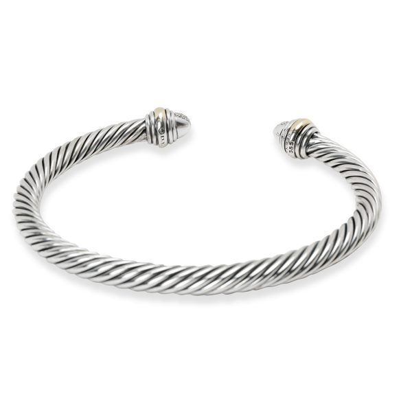 102678 bv 702b0550 8ae3 4e6a adeb 0cdda7ce36cc David Yurman Cable Diamond Cuff in 14K White Gold Sterling Silver