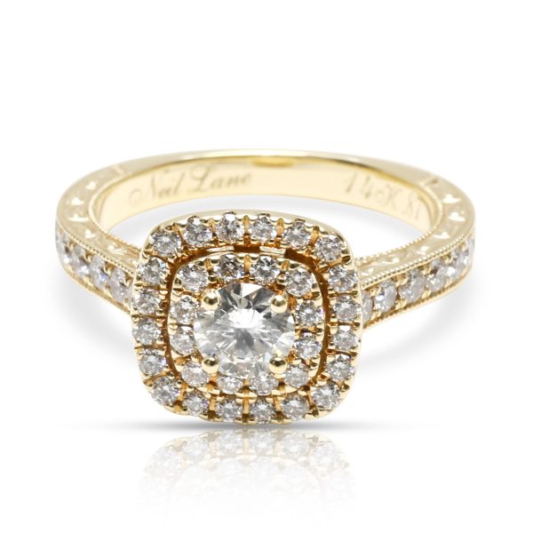 Neil Lane Neil Lane Diamond Engagement Ring in 14K Yellow Gold 087 CTW