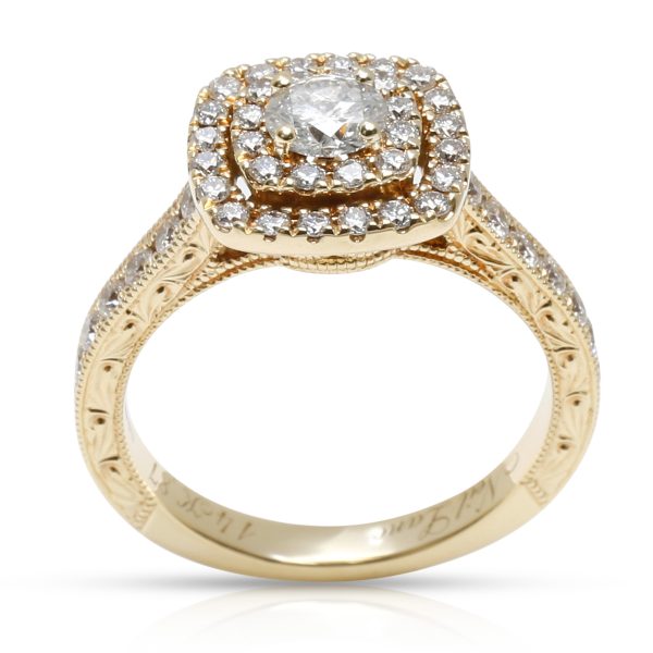 Neil Lane Diamond Engagement Ring in 14K Yellow Gold 087 CTW Neil Lane Diamond Engagement Ring in 14K Yellow Gold 087 CTW