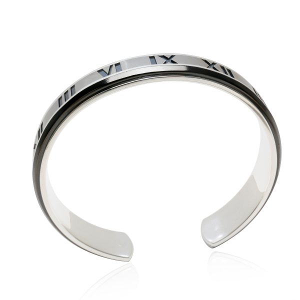 102744 pv Tiffany Co Atlas Mens Cuff in Sterling SilverTitanium