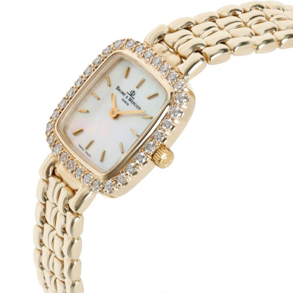 102757 lv Baume Mercier Classique 7640 DBT Womens Watch in 14kt Yellow Gold