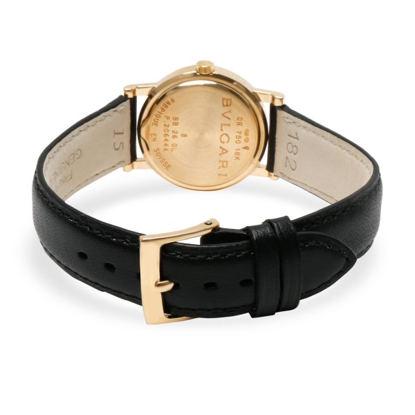 102758 bv Bulgari Bvlgari Bvlgari BB26GL Womens Watch in 18kt Yellow Gold