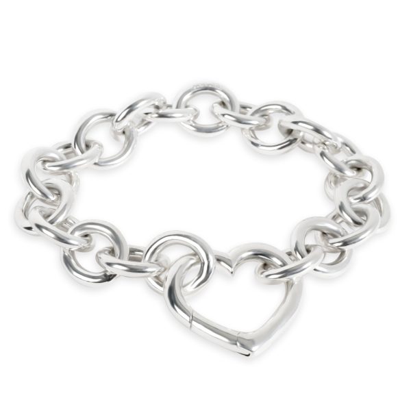 Tiffany Co Heart Link Bracelet in Sterling Silver Tiffany Co Heart Link Bracelet in Sterling Silver