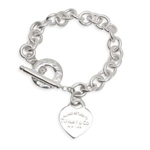 Tiffany Co Return to Tiffany Heart Tag Toggle Bracelet in Sterling Silver Louis Vuitton Monogram Looping GM Shoulder Bag