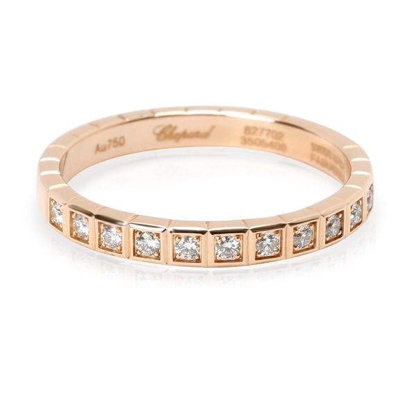 Rings Chopard Ice Cube Pure Diamond Ring in 18K Rose Gold 011 ctw