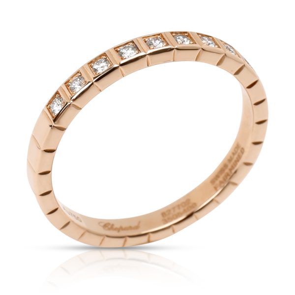 Chopard Chopard Ice Cube Pure Diamond Ring in 18K Rose Gold 011 ctw