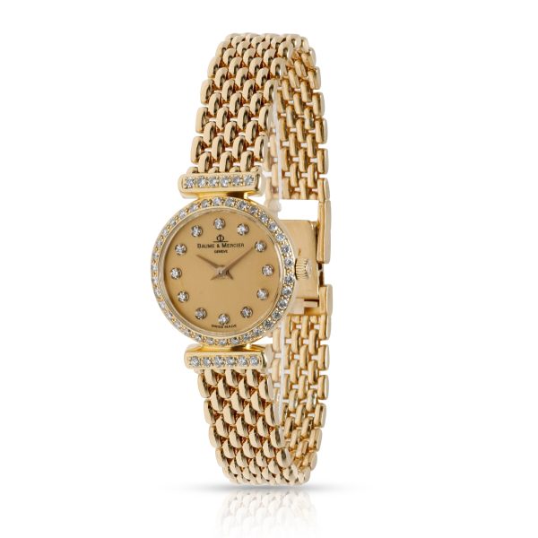 Baume Mercier Classique 166829 Womens Watch in 18kt Yellow Gold Baume Mercier Classique 166829 Womens Watch in 18kt Yellow Gold