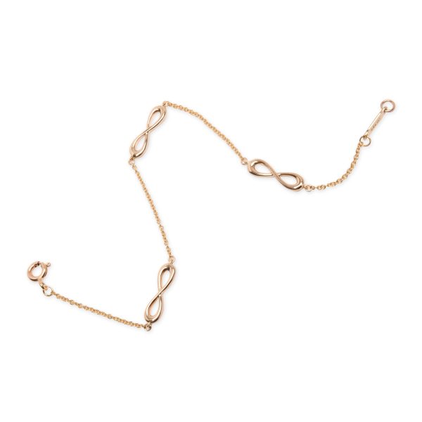 103069 pv 397f1819 8604 4242 89e6 f0b1b873f3f9 Tiffany Co Infinity Endless Bracelet in 18KT Rose Gold