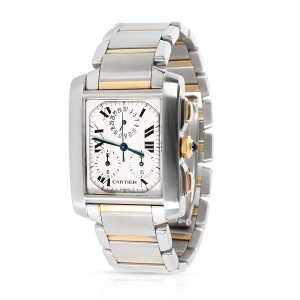 Cartier Tank Francaise W51004Q4 Unisex Watch in 18kt Stainless SteelYellow Gold Cartier Tank Francaise W51004Q4 Unisex Watch in 18kt Stainless SteelYellow Gold