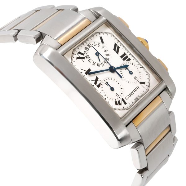 103139 rv Cartier Tank Francaise W51004Q4 Unisex Watch in 18kt Stainless SteelYellow Gold