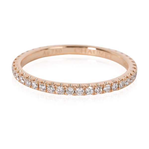 Rings Chaumet Les Eternelles Wedding Band in 18kt Rose Gold 032 CTW