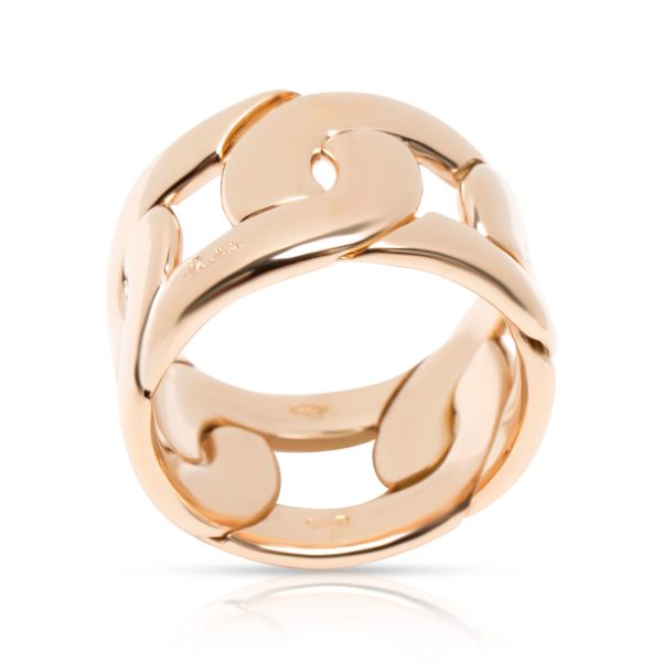 Fashion Ring Rose Gold Pomellato Tango Wide Band in 18K Rose Gold