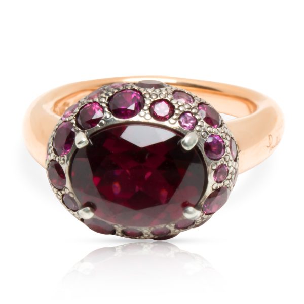 Pomellato Pomellato Tabou Rhodolite Garnet Ring in 18KT Yellow GoldSterling Silver