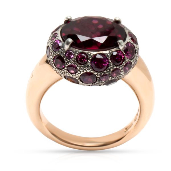 Rings Pomellato Tabou Rhodolite Garnet Ring in 18KT Yellow GoldSterling Silver