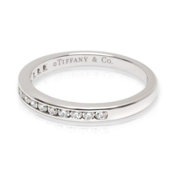 Wedding Band Platinum Tiffany Co Channel Set Diamond Wedding Band in Platinum 017 CTW