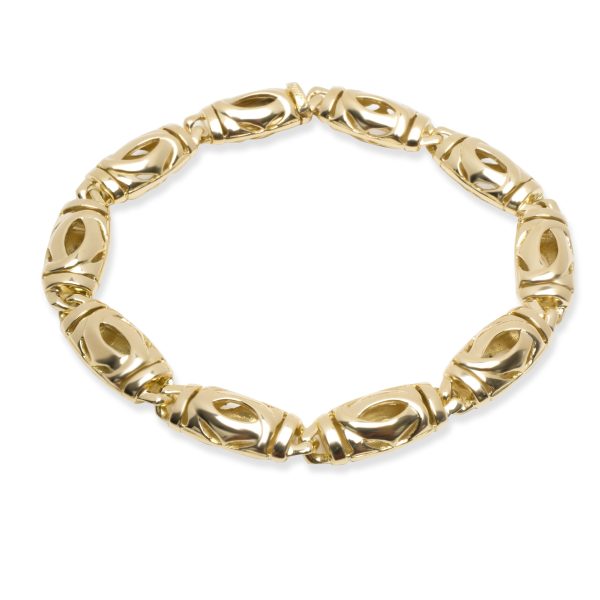 Cartier Vintage Double C Bracelet in 18KT Yellow Gold Cartier Vintage Double C Bracelet in 18KT Yellow Gold