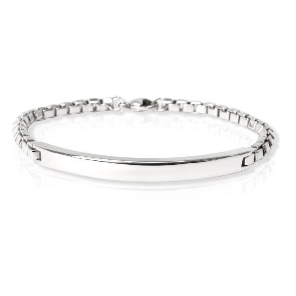 Tiffany Co Venetian Link ID Bracelet in Sterling Silver Tiffany Co Venetian Link ID Bracelet in Sterling Silver