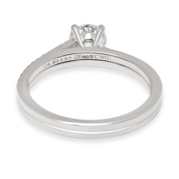 103339 bv DeBeers Diamond Promise Engagement Ring in Platinum I SI1 069 CTW