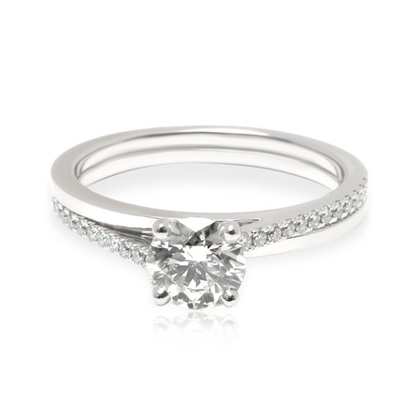 DeBeers Diamond Promise Engagement Ring in Platinum I SI1 069 CTW DeBeers Diamond Promise Engagement Ring in Platinum I SI1 069 CTW