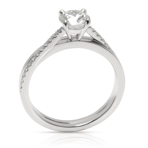 103339 pv DeBeers Diamond Promise Engagement Ring in Platinum I SI1 069 CTW