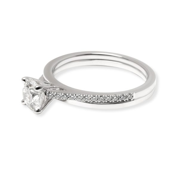 103339 sv DeBeers Diamond Promise Engagement Ring in Platinum I SI1 069 CTW