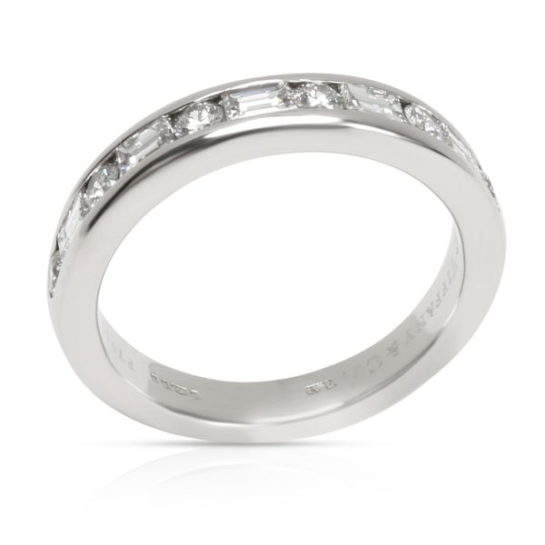 Tiffany Co Channel Round Baguette Diamond Wedding Band in Platinum 066CTW Tiffany Co Channel Round Baguette Diamond Wedding Band in Platinum 066CTW